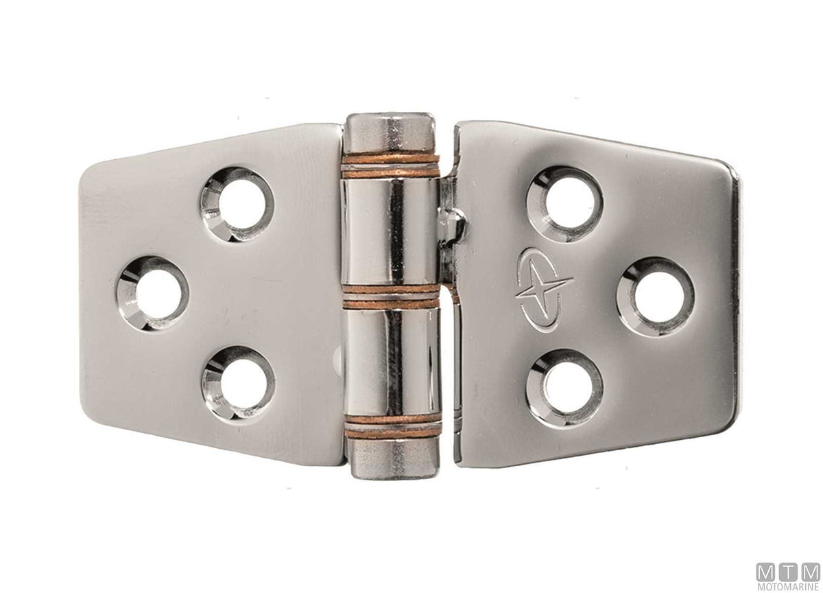 ROCA friction hinge 38x76 mm in stainless steel 316 - original photo Motomarine Srl