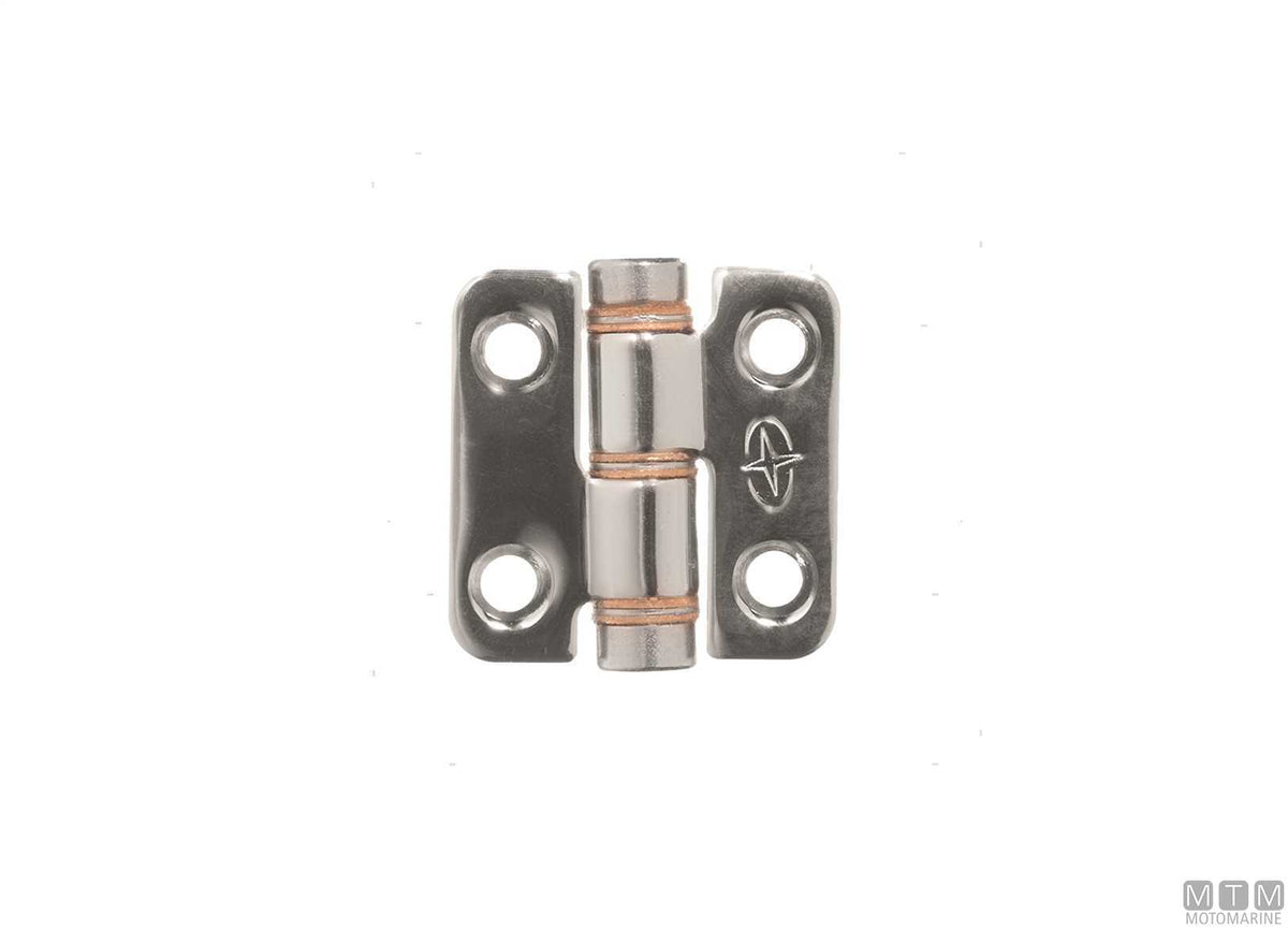 ROCA friction hinge 38x38 mm in stainless steel 316 - original photo Motomarine Srl