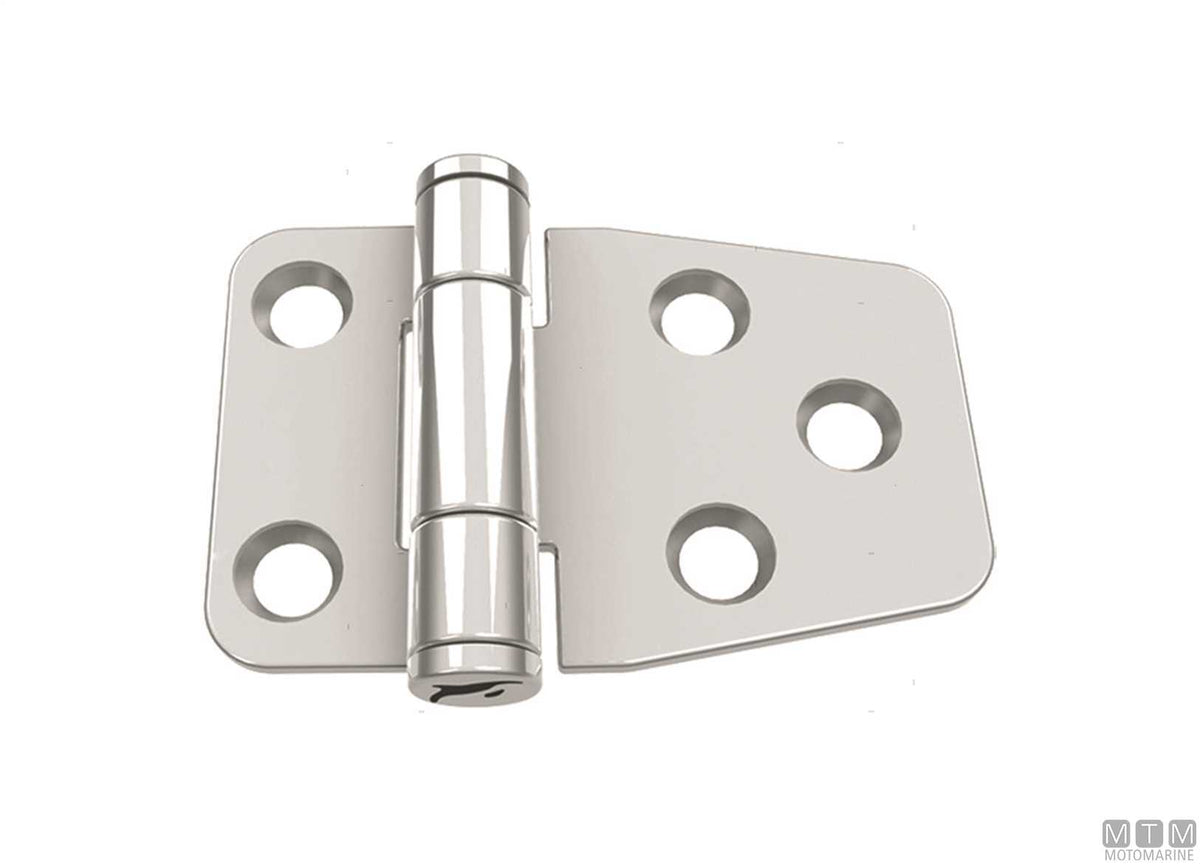 MTECH asymmetric friction hinge 42x57 mm in stainless steel 316 - original photo Motomarine Srl