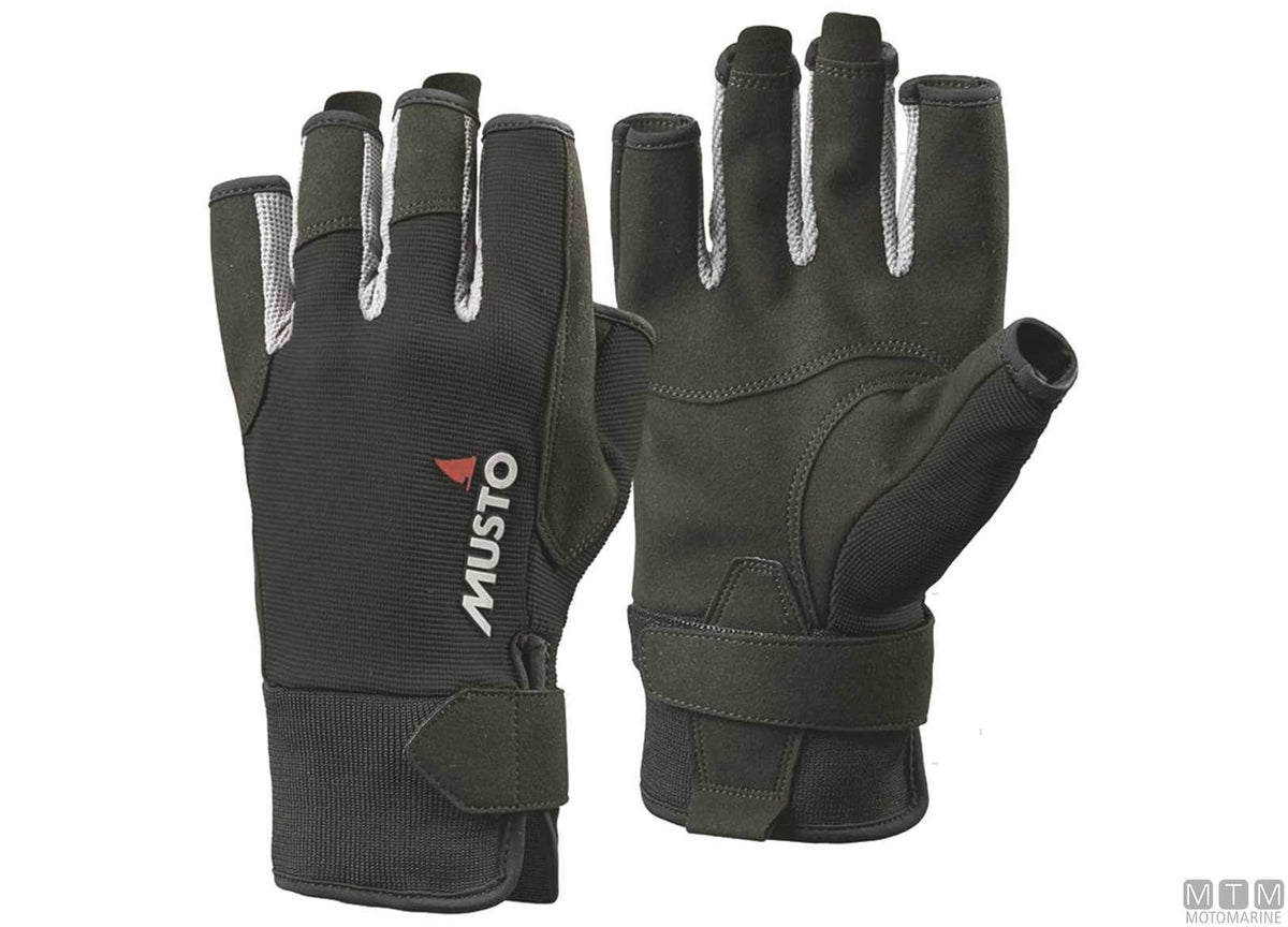 Musto Essential Sailing Gloves 991 black S - original photo Motomarine Srl