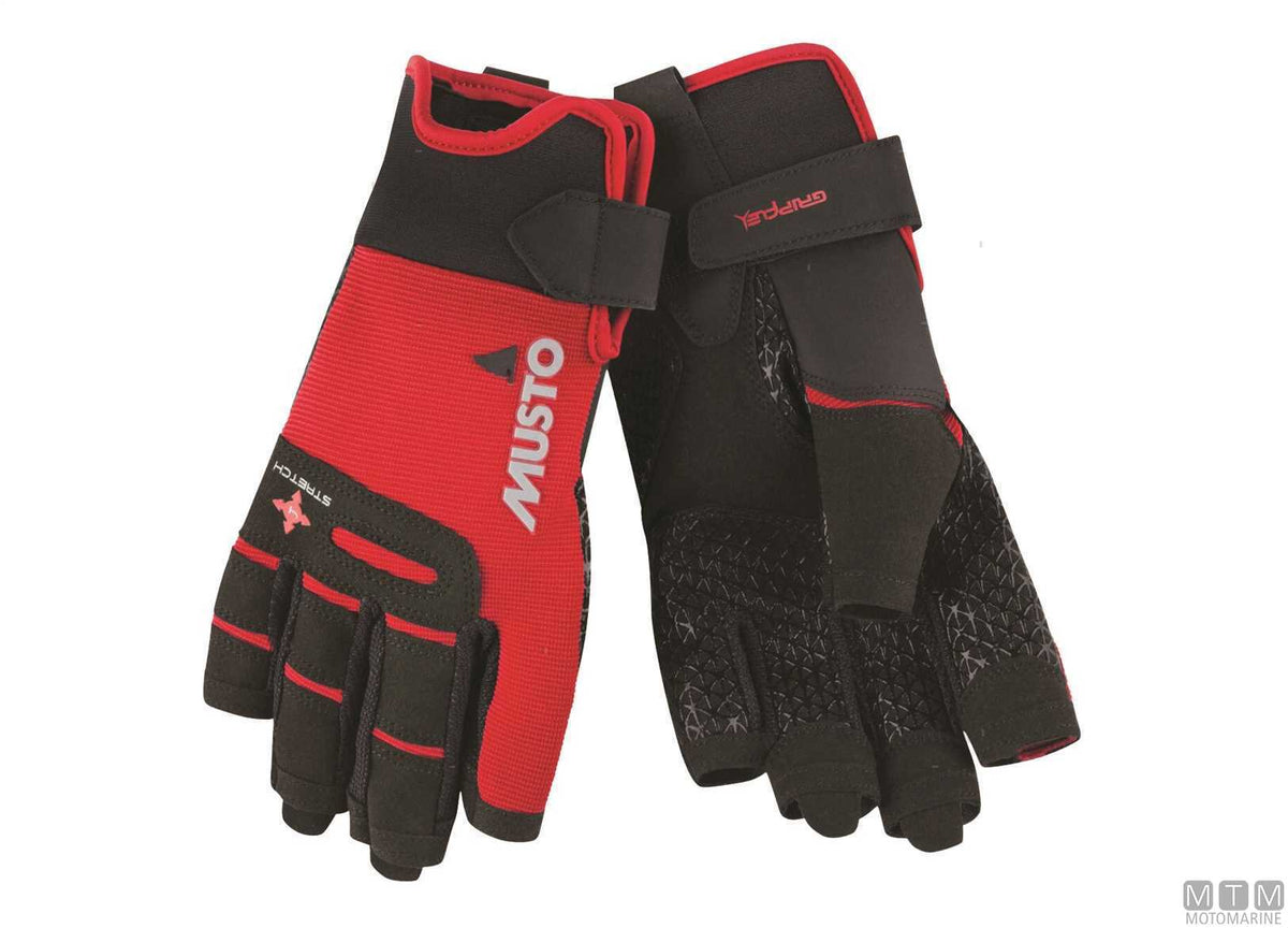 Musto Performance Winter Gloves 169 red M - original photo Motomarine Srl