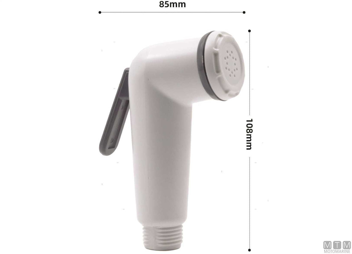 Alba shower head ABS white - original photo Motomarine Srl