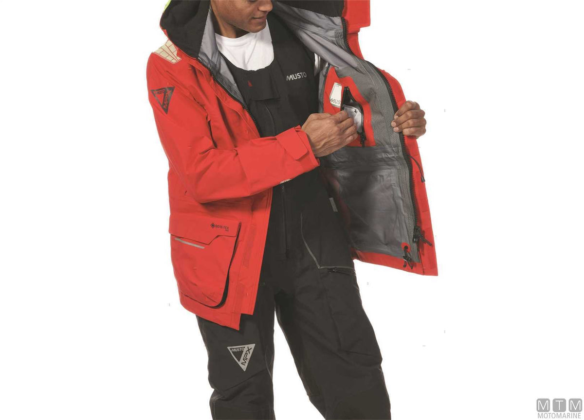 Musto MPX GTX Pro Offshore 2.0 Jacket 169 Red M - original photo Motomarine Srl
