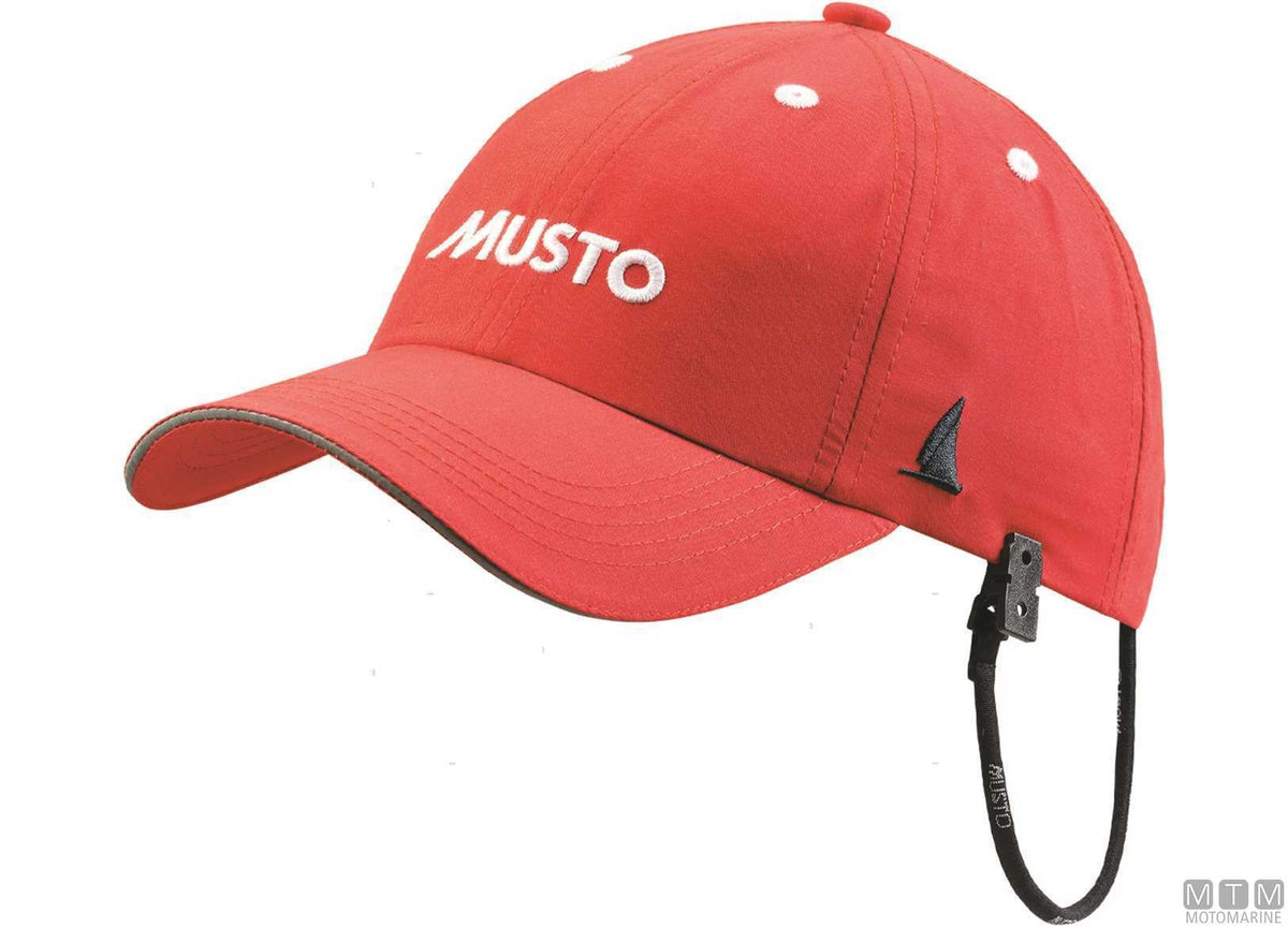 Musto Essential Fast Dry Crew Cap 002 white - original photo Motomarine Srl