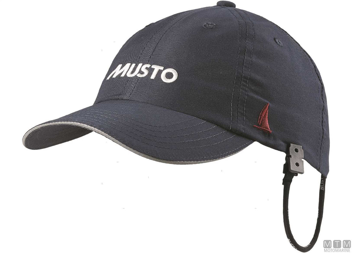 Musto Essential Fast Dry Crew Cap 598 navy blue - original photo Motomarine Srl