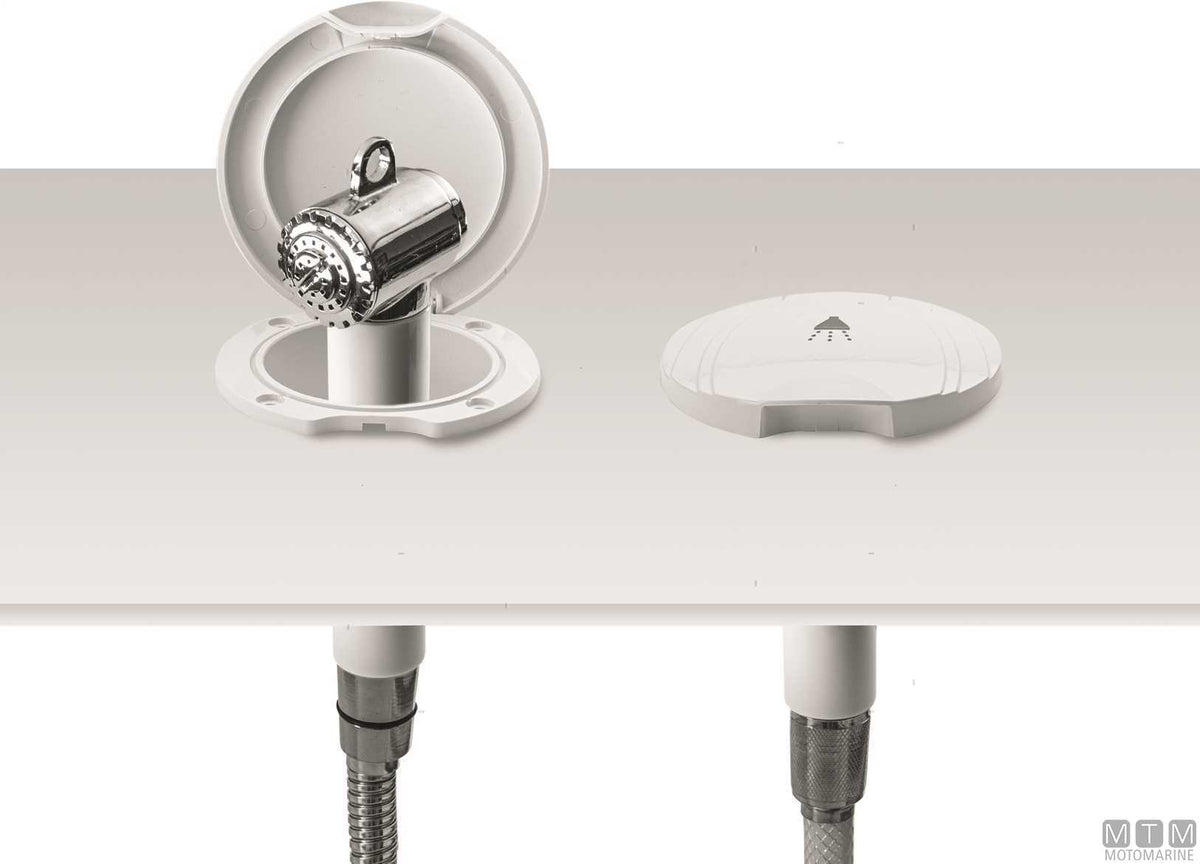Shower kit Lisa - chrome box - original photo Motomarine Srl
