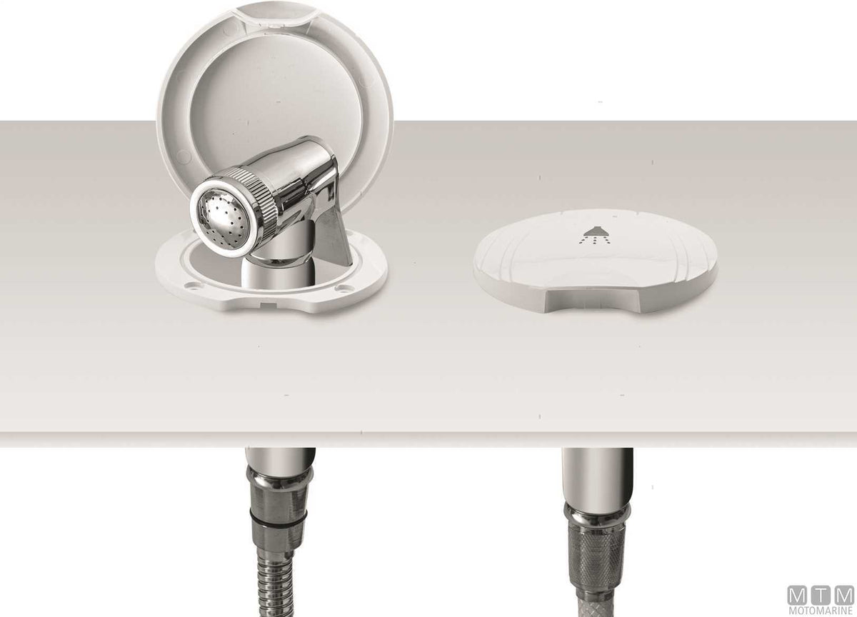 Shower kit Ivana - white box - original photo Motomarine Srl
