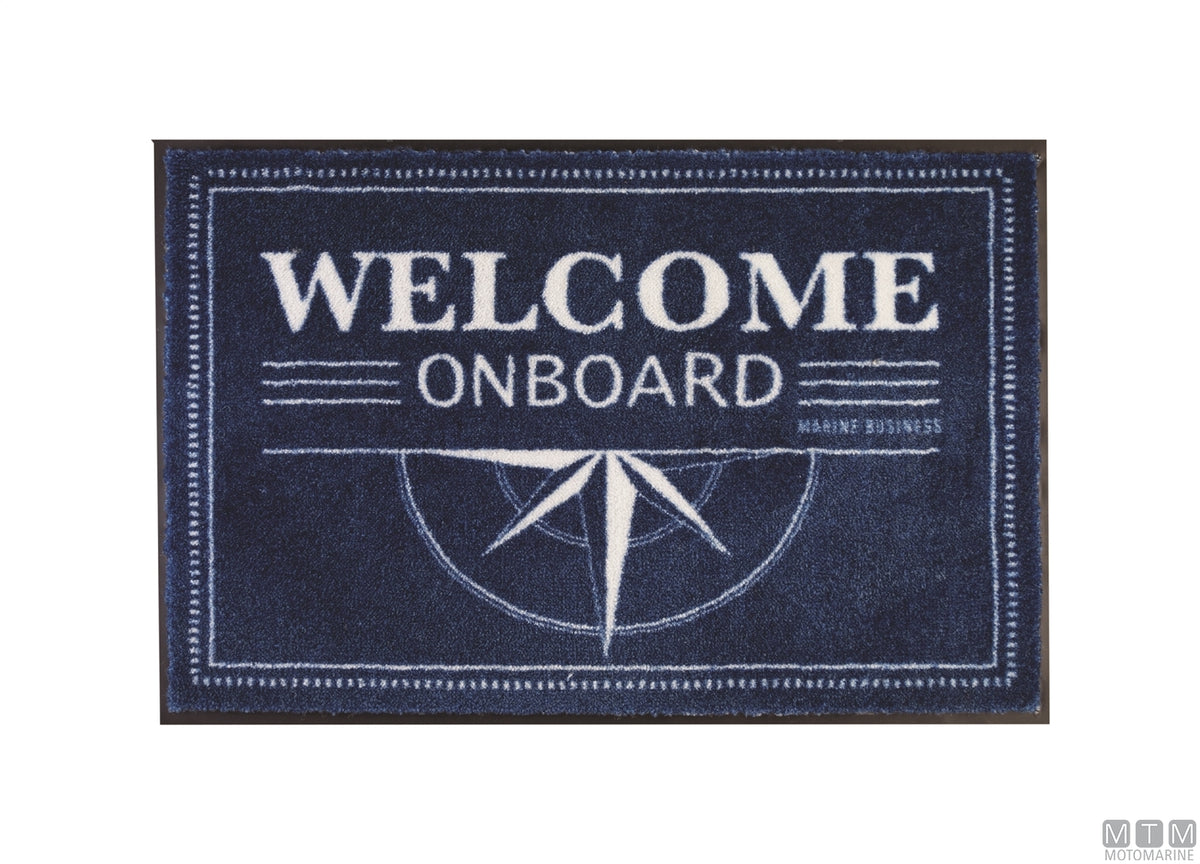 Rug MB Welcome brown 70x50 cm - original photo Motomarine Srl