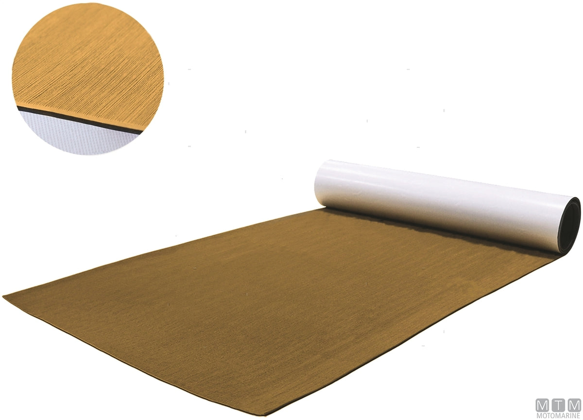Smooth EVA Deck covering 200x100 cm grey - original photo Motomarine Srl