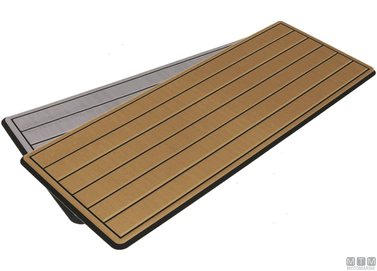 Self-adhesive EVA mat 35x90 cm teak - original photo Motomarine Srl