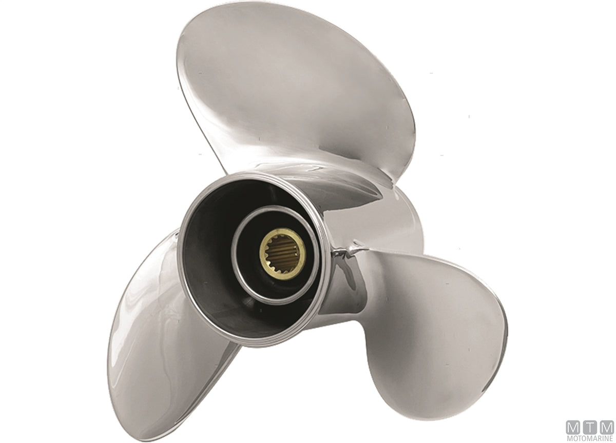 Alice propeller 3 blades stainless steel 14x21L - original photo Motomarine Srl