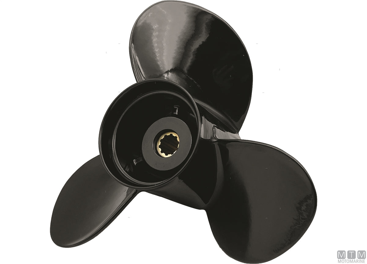 Alice propeller for Suzuki 3 blades aluminium 10 1/4x15 - original photo Motomarine Srl