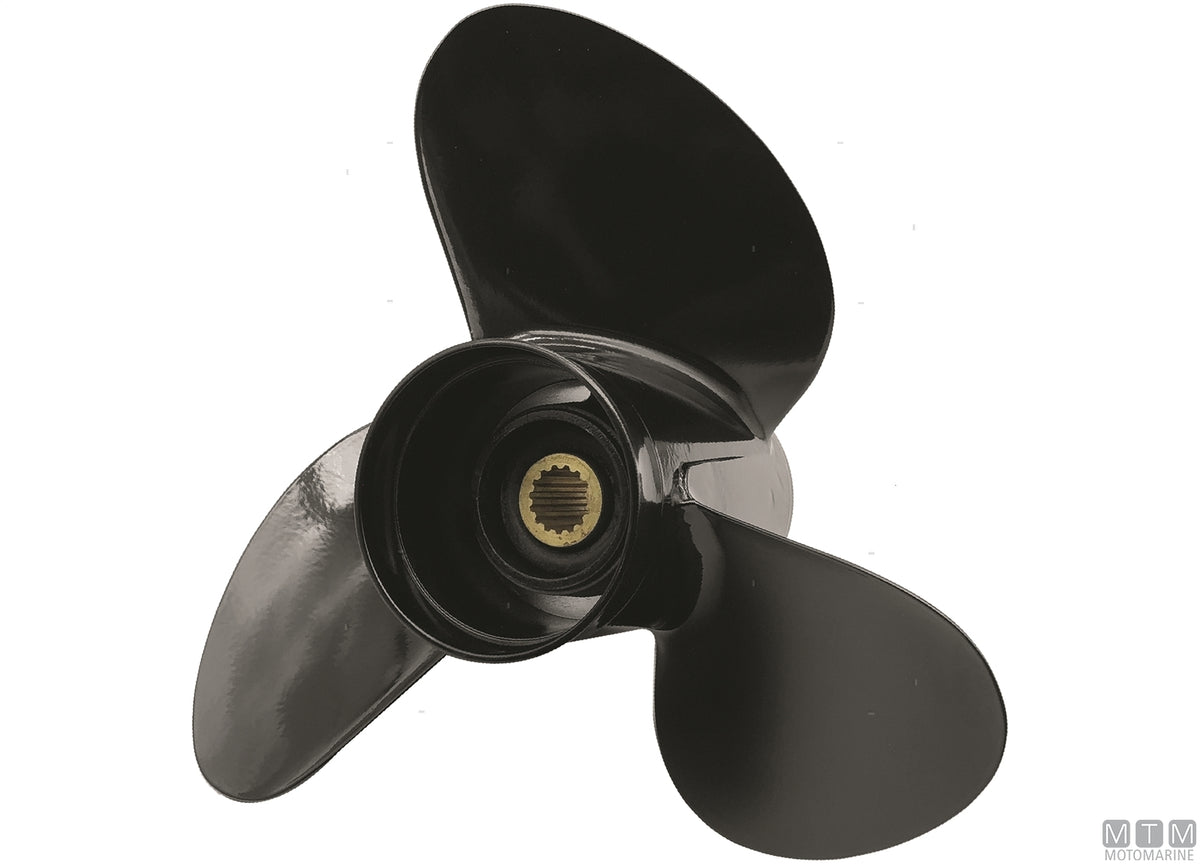 Alice propeller for Suzuki 4-blade aluminium 13.8x10 - original photo Motomarine Srl