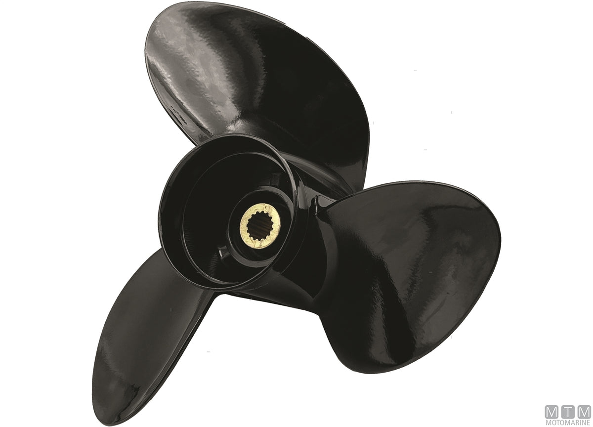 Alice propeller for Suzuki 3-blade aluminium 15 1/4x20 - original photo Motomarine Srl