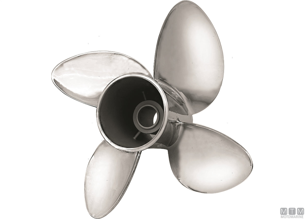 Alice propeller 3 blades stainless steel 15x21 - original photo Motomarine Srl