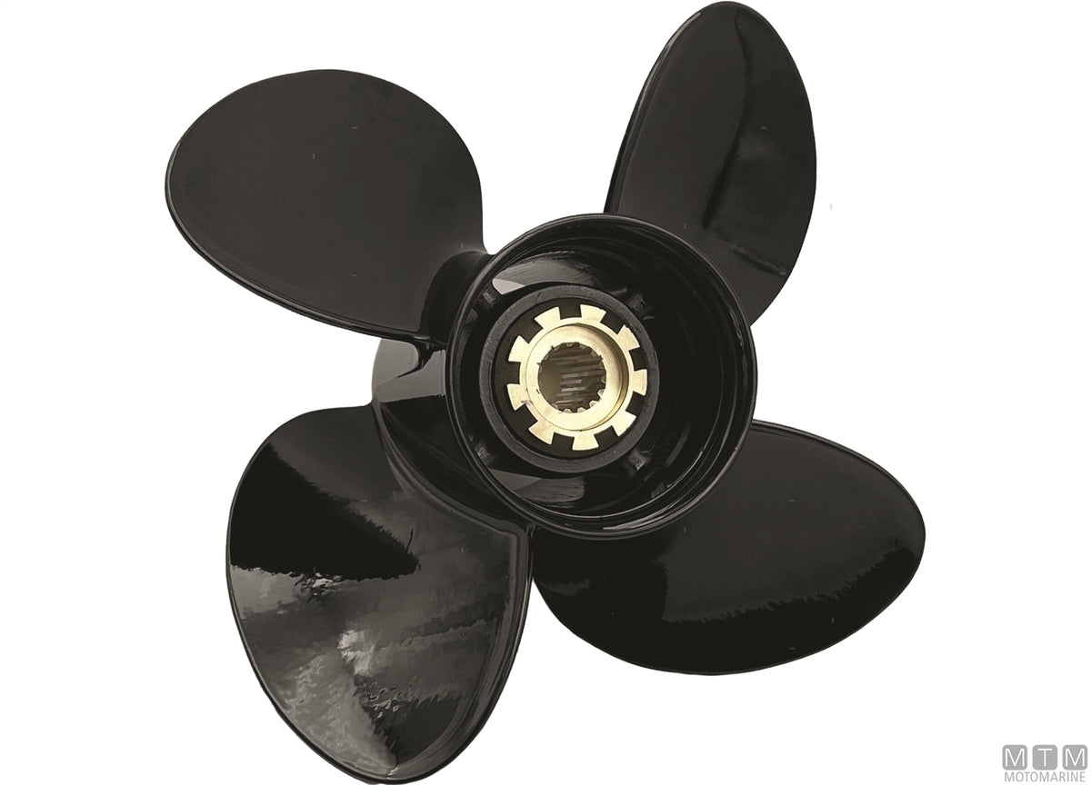 Alice propeller for Mercury 4 blades aluminum 13.8x13 - original photo Motomarine Srl