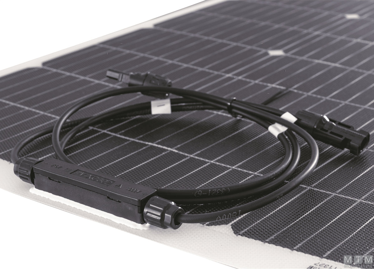 Semi-Flexible Mono ETFE Solar Panel 100 W 530x1070 mm - original photo Motomarine Srl