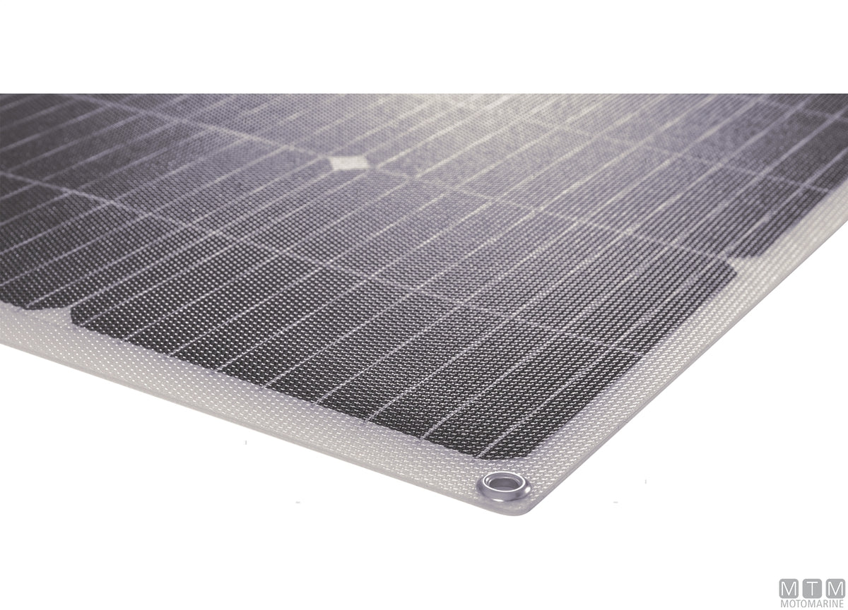 Semi-Flexible Mono ETFE Solar Panel 150 W 670x1190 mm - original photo Motomarine Srl