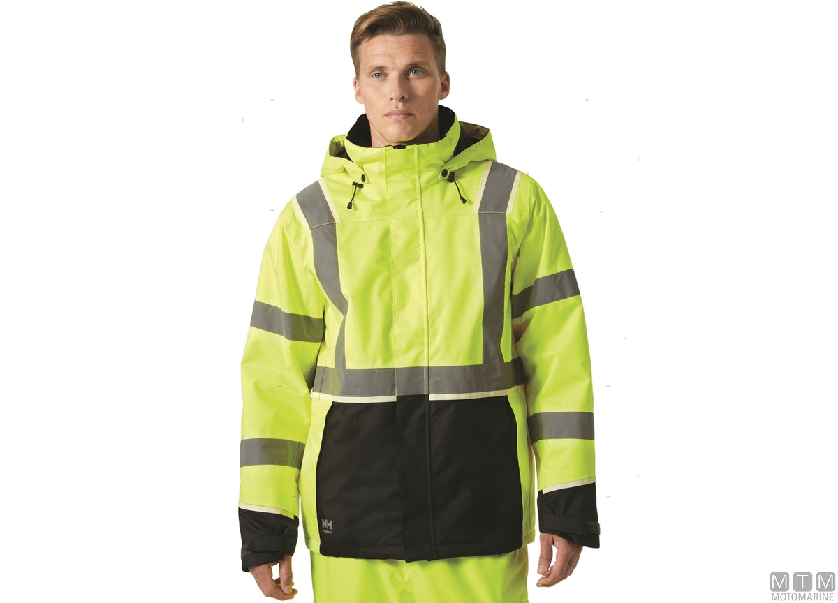 H/H WW UC-ME Winter Jacket 369 hi-vis yellow L - original photo Motomarine Srl