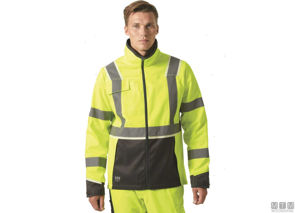 H/H WW UC-ME Jacket 369 hi-vis yellow M - original photo Motomarine Srl