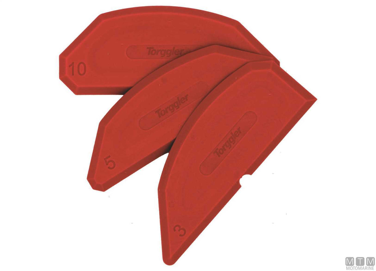 Torggler rounded spatulas - original photo Motomarine Srl