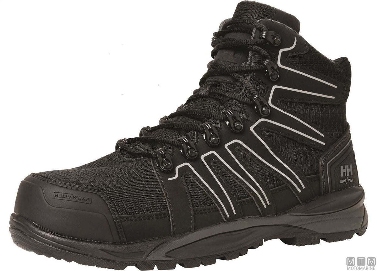 H/H WW Manchester Mid 930 black safety shoes 45 - original photo Motomarine Srl