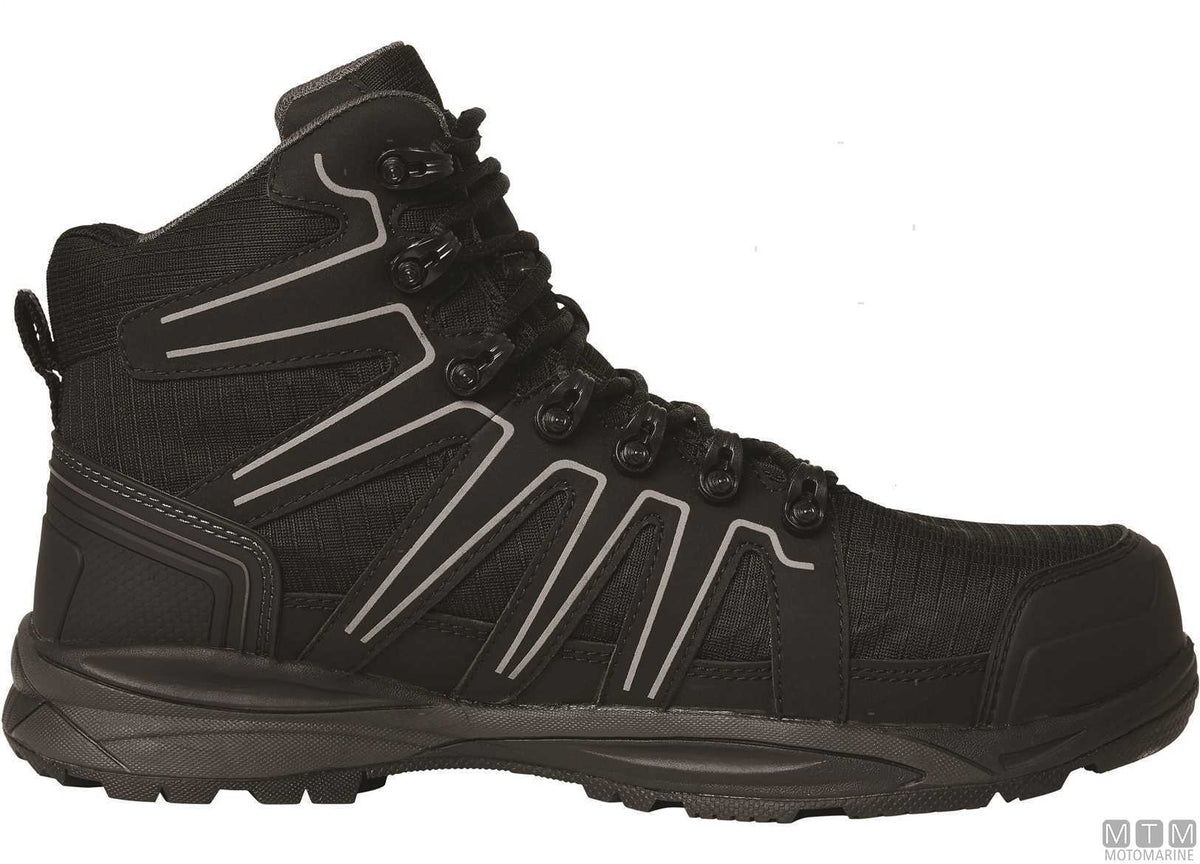 H/H WW Manchester Mid 930 black safety shoes 45 - original photo Motomarine Srl