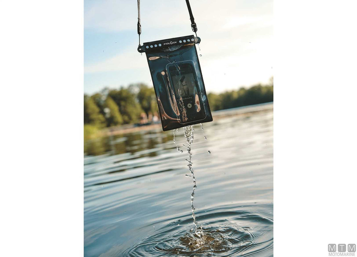 Fidlock Dry Bag Medium white waterproof case - original photo Motomarine Srl