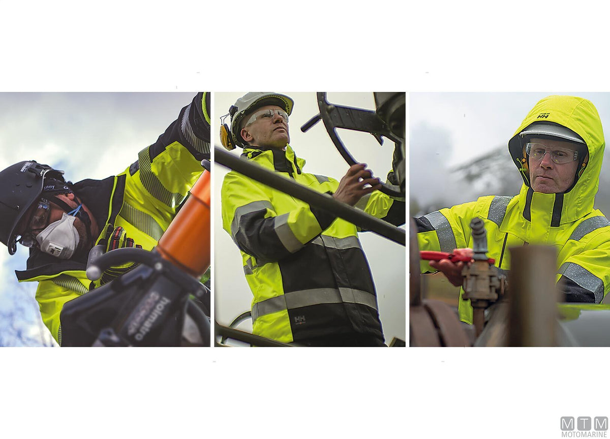 H/H WW UC-ME Winter Jacket 369 hi-vis yellow L - original photo Motomarine Srl