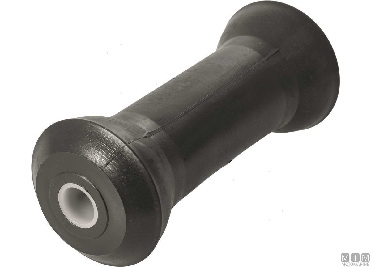 Rubber central roller for trailers 215x80 mm bore Ø20 mm - original photo Motomarine Srl