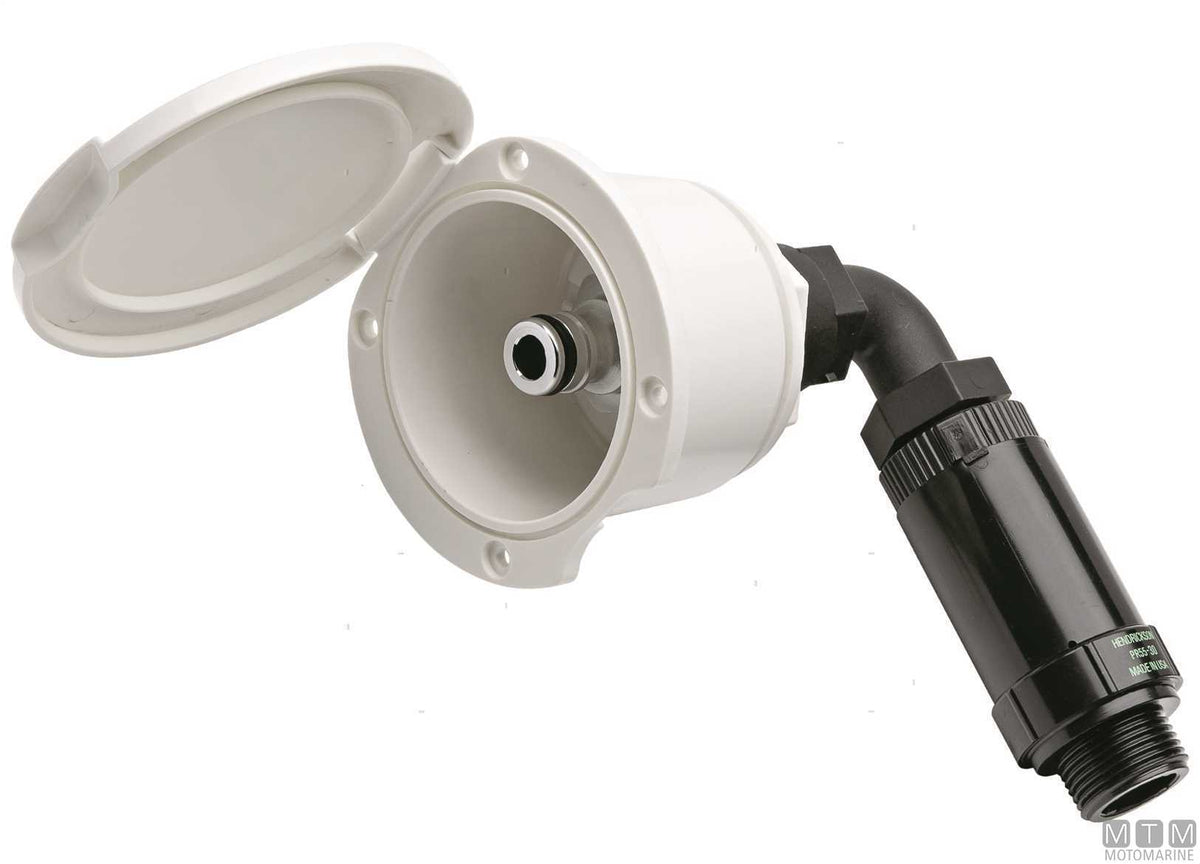 Quick connector box water inlet white - original photo Motomarine Srl