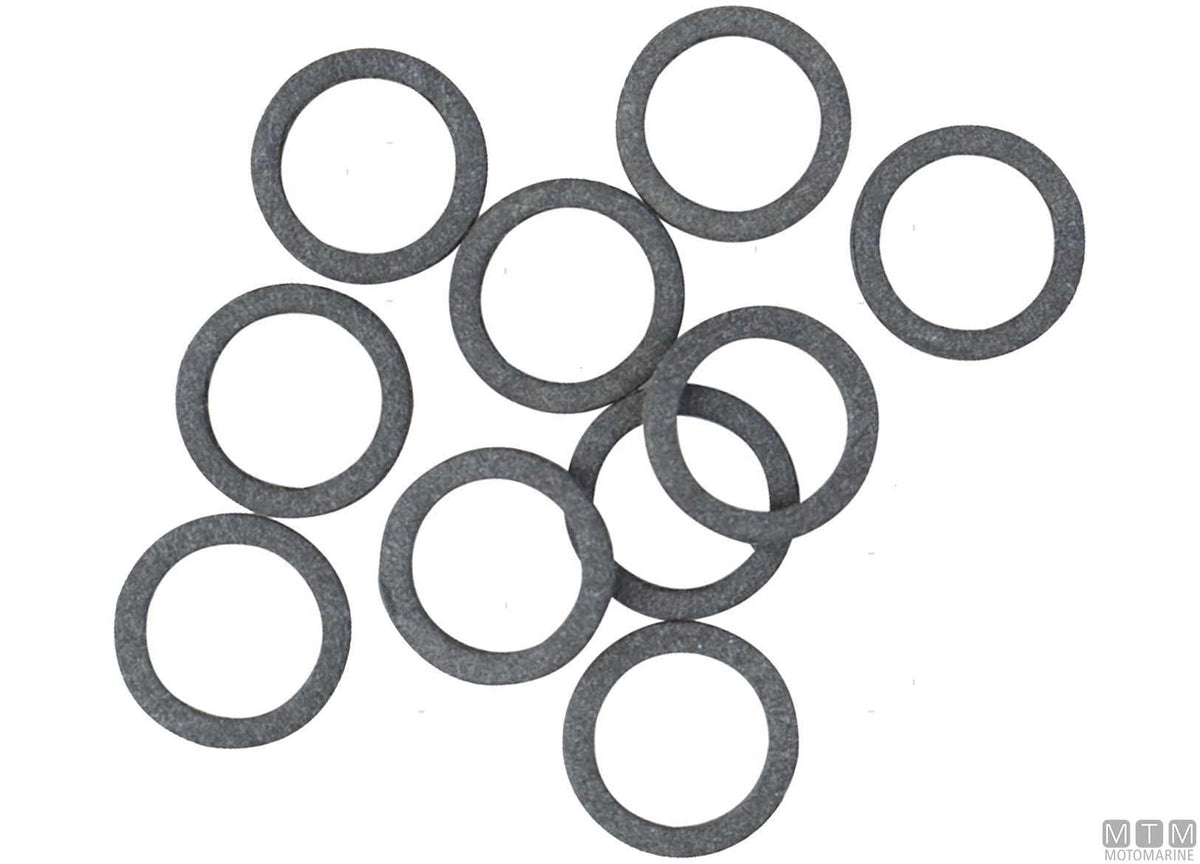 Pack of 10 pcs oil drain plug gasket MTM ref. Mercury/Mercruiser 12-191833 - original photo Motomarine Srl