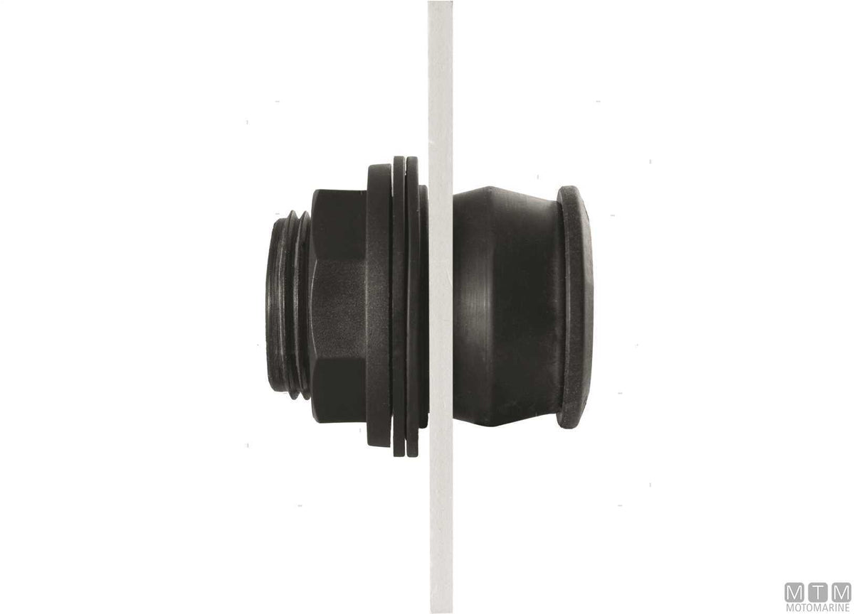 BD Fast fitting for water tanks 3/4" polypropylene - original photo Motomarine Srl