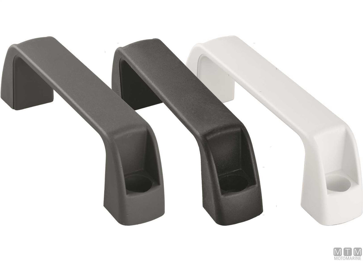 Handle L140 mm in black plastic - original photo Motomarine Srl
