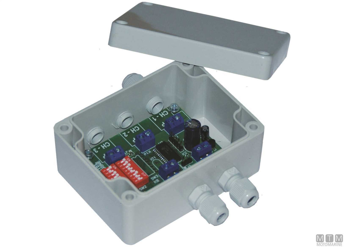 PWM dimmer for underwater lights - original photo Motomarine Srl