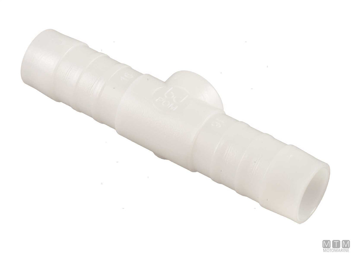 In-line connector Ø20 mm POM resin - original photo Motomarine Srl