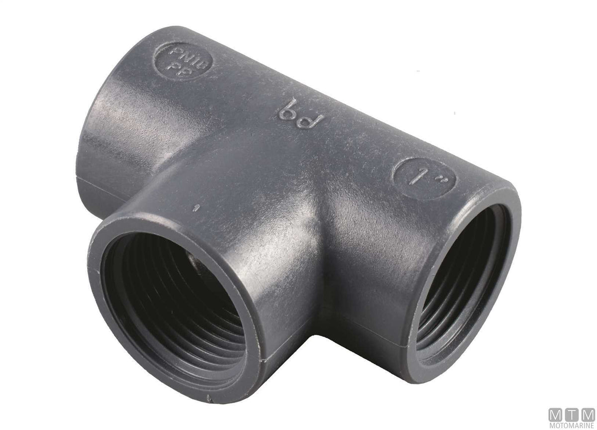 T-fitting 1/2" reinforced polypropylene FV - original photo Motomarine Srl
