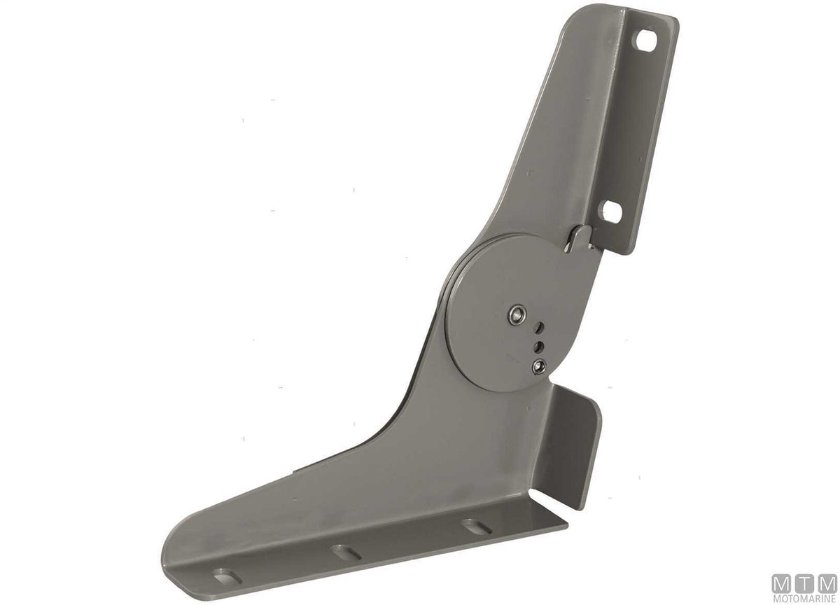 Reinforced no-pinch aluminium seat hinges 254x203 mm - original photo Motomarine Srl