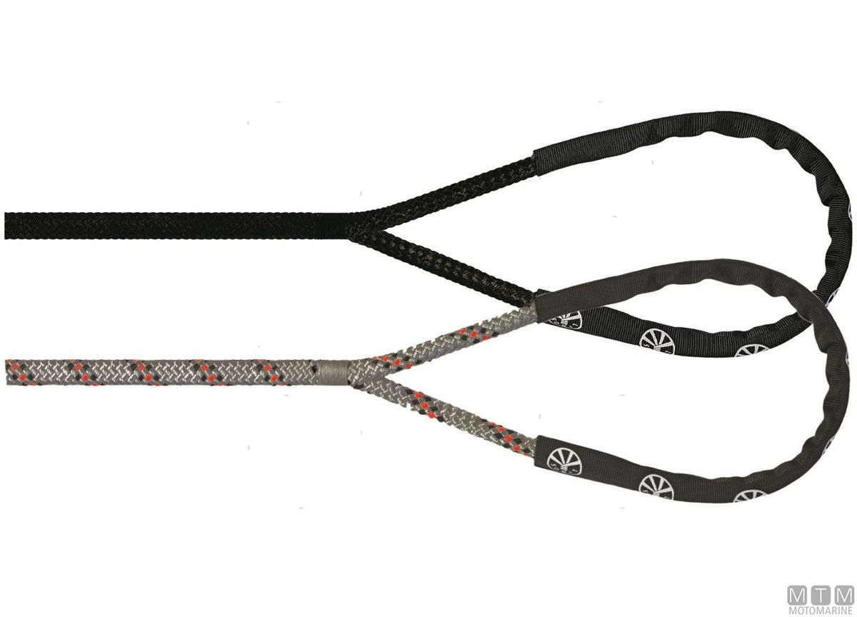 Liros Handy-Elastic black mooring line with 40 cm eye splice Ø10 mm 6 m - original photo Motomarine Srl