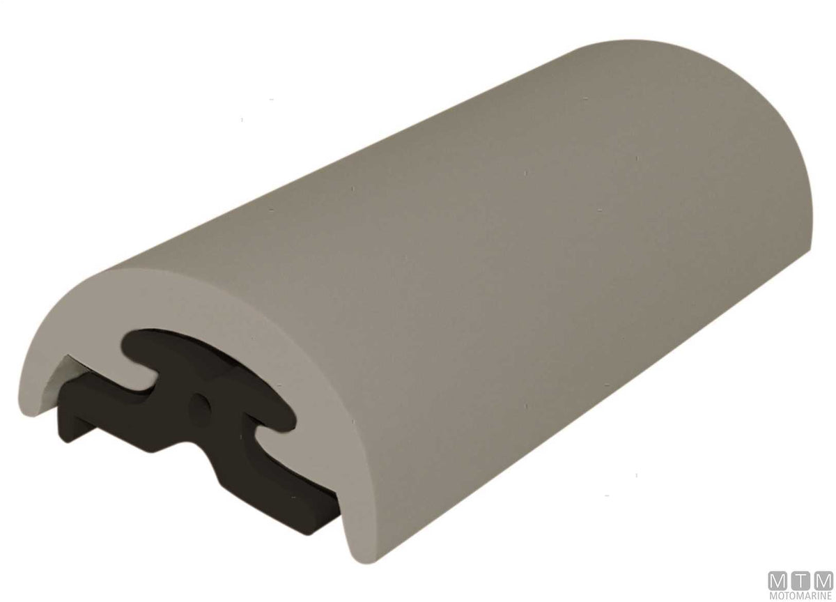 End cap for Radial profiles H52-65 mm white - original photo Motomarine Srl
