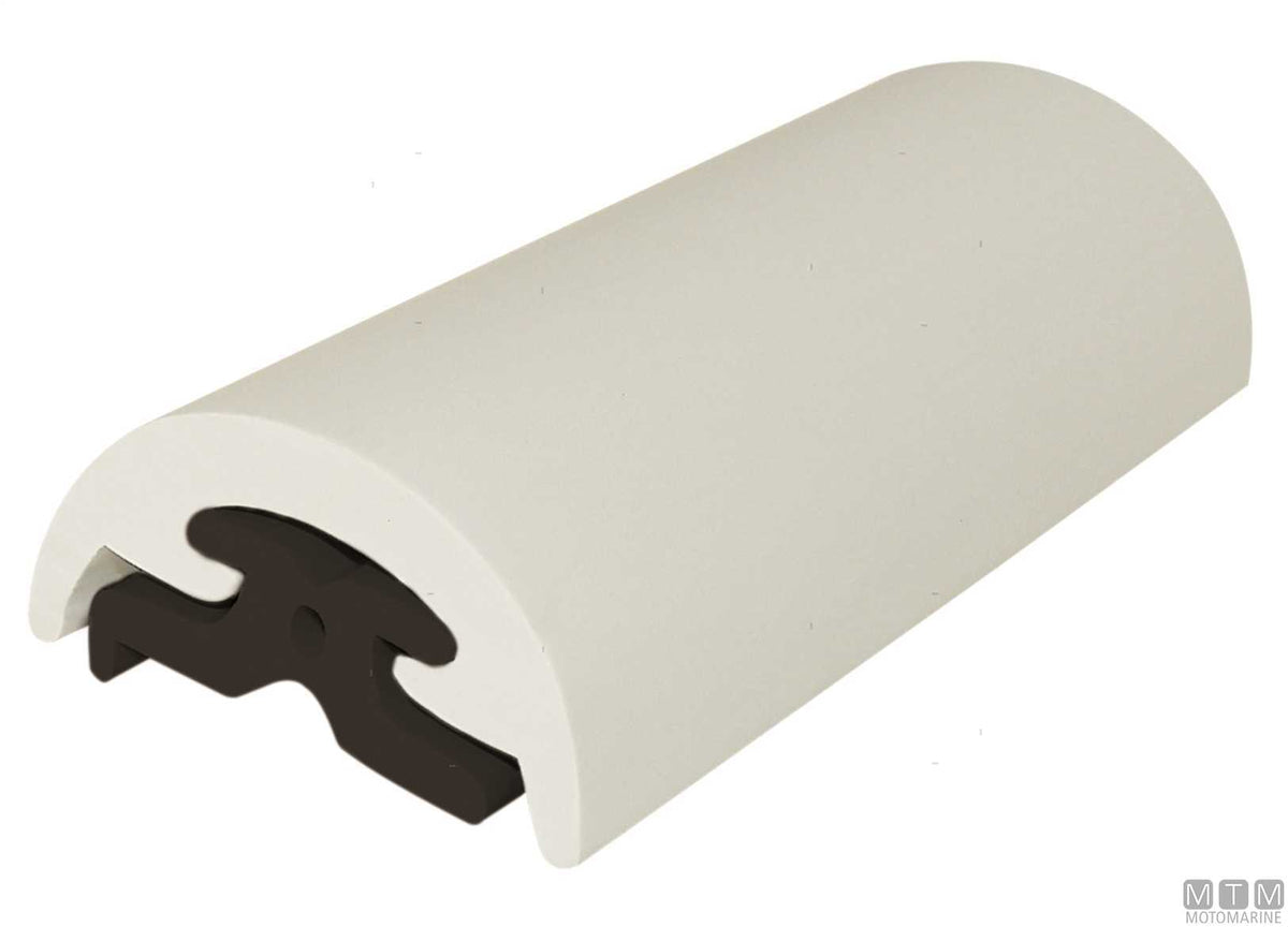 Fender rub rail profile Radial black H30 mm L12 m - original photo Motomarine Srl