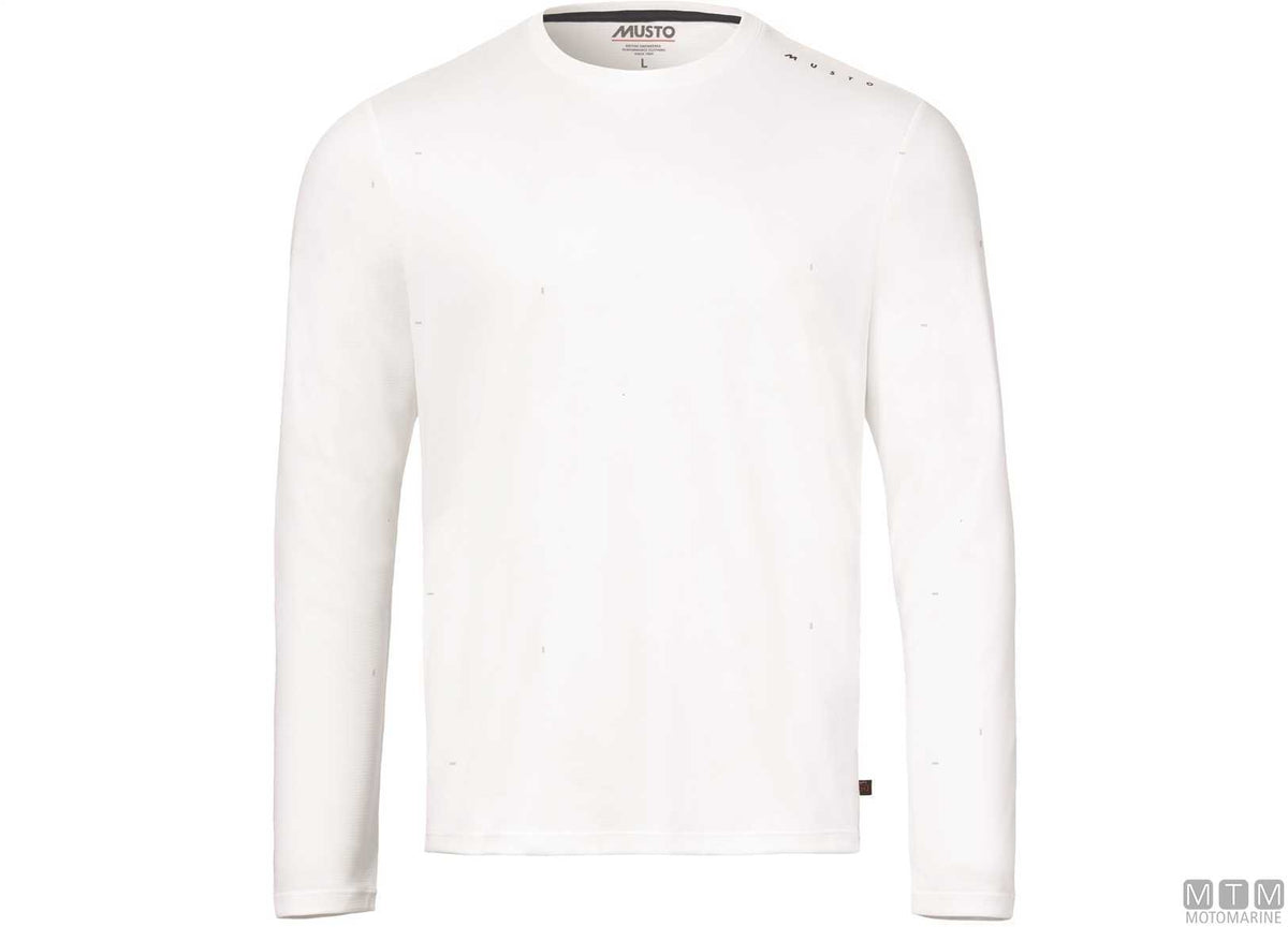 Shirt Musto Crew Sunblock 002 White S - original photo Motomarine Srl