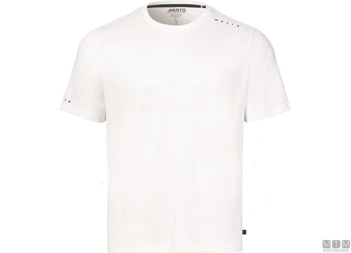 Musto Crew Sunblock T-shirt 813 platinum 2XL - original photo Motomarine Srl