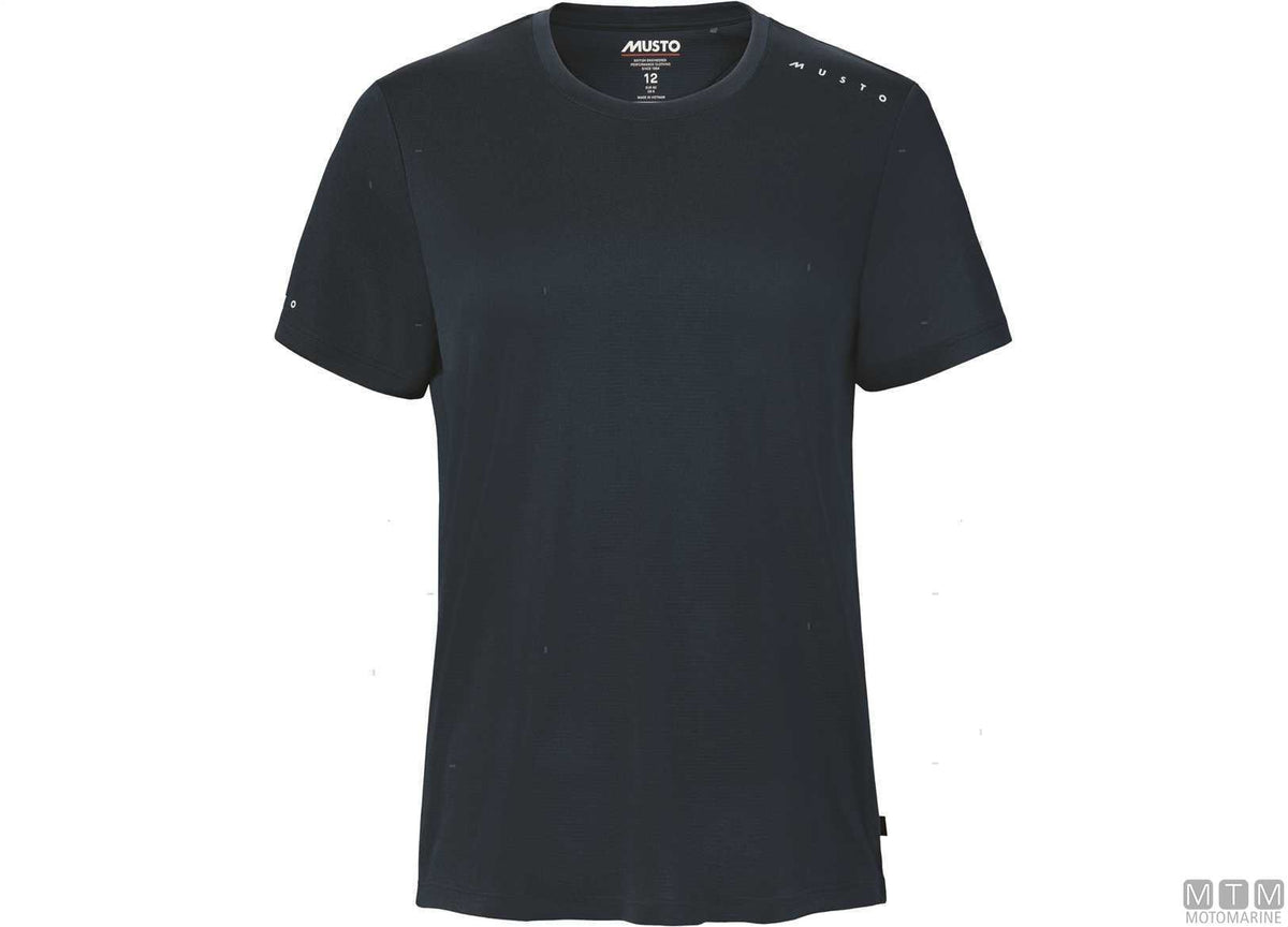 Musto Crew Sunblock Women's T-shirt 597 navy blue XL - original photo Motomarine Srl