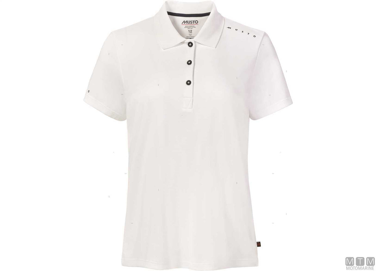 Musto Crew Sunblock Women's Polo 002 white XL - original photo Motomarine Srl