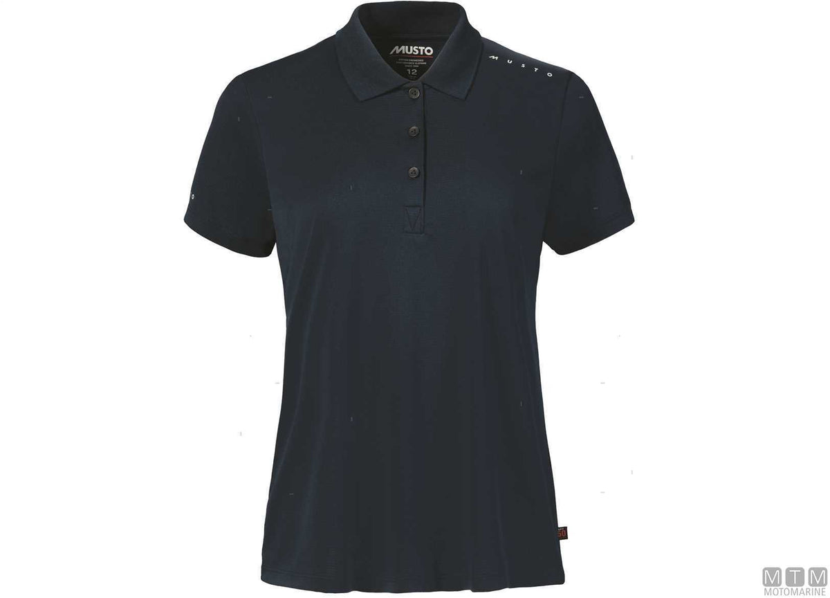Musto Crew Sunblock Women's Polo 597 navy blue M - original photo Motomarine Srl