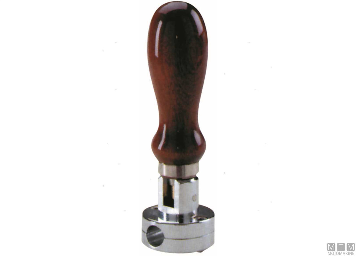 Folding handle with clamp for steering wheels - original photo Motomarine Srl