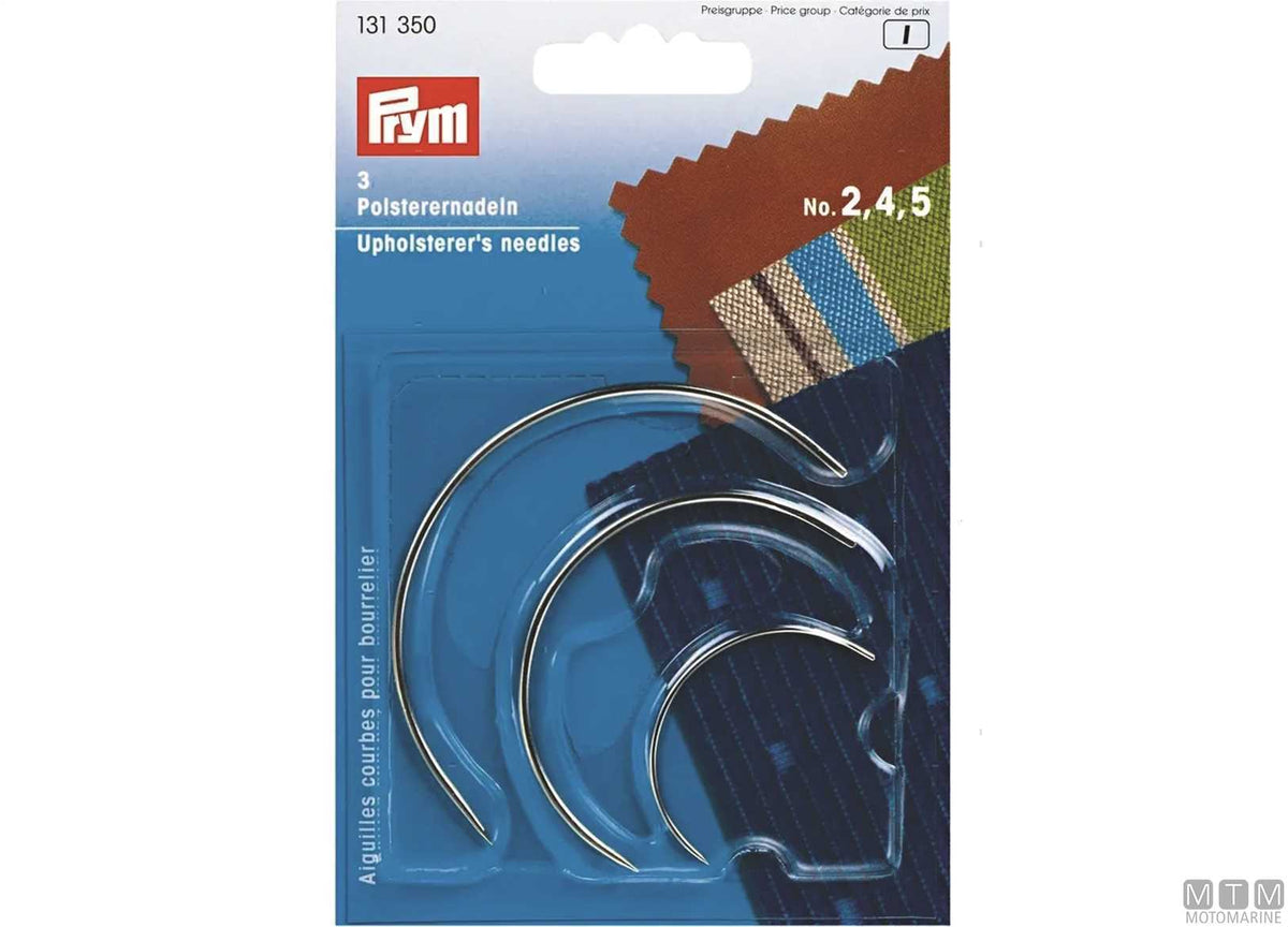 Pack of 3 sail needles stainless steel - original photo Motomarine Srl