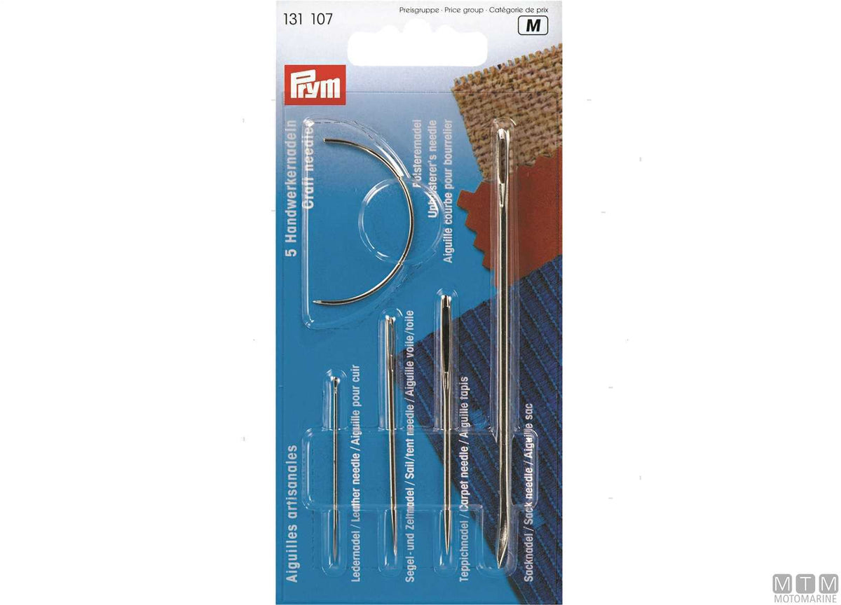 Pack of 5 sail needles stainless steel - original photo Motomarine Srl