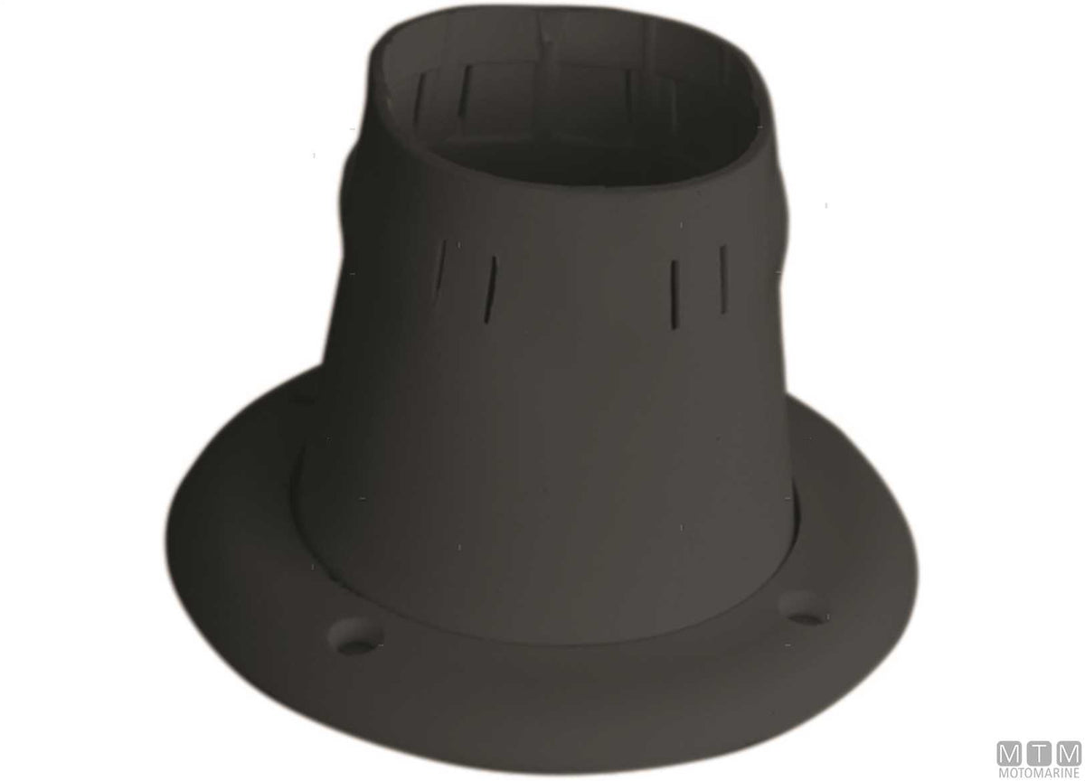 Bulkhead fitting cover clamp white Ø105 mm - original photo Motomarine Srl